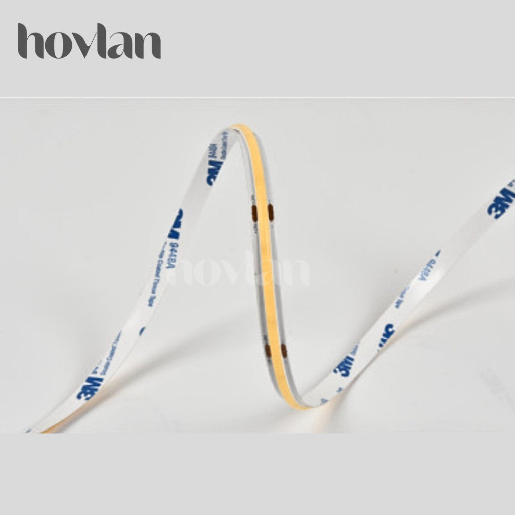Led Strip Cob AC 220v Hovlan HVC2210 Lampu 10 Meter Plafon Flexible Selang Pita Dotless Tanpa Trafo Indoor