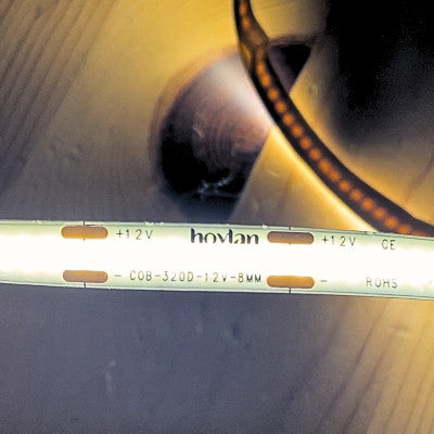 Lampu Strip LED COB 12V Hovlan HVC1212 5 meter Selang Pita Fleksibel