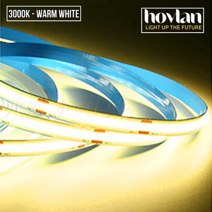 Lampu Strip Led Cob 24V Hovlan HVC2412 10 Meter Selang Pita Hias Flexible