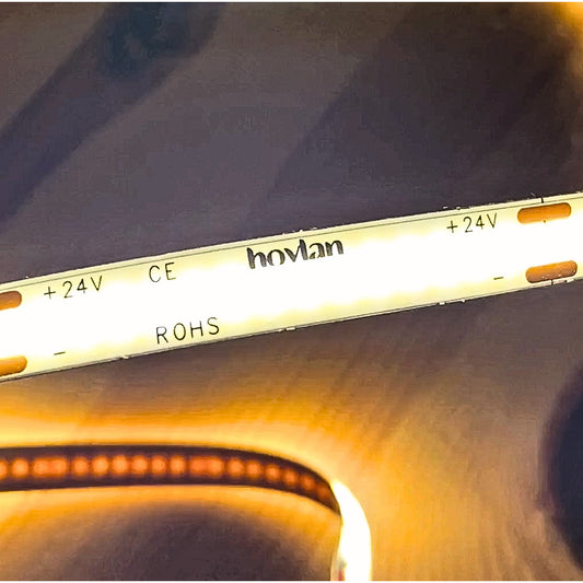 Lampu Strip Led Cob 24V Hovlan HVC2412 10 Meter Selang Pita Hias Flexible