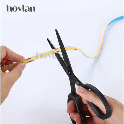 Led Strip COB Lampu 12V 9 Watt Hovlan Dotless Flexible Tanpa Titik