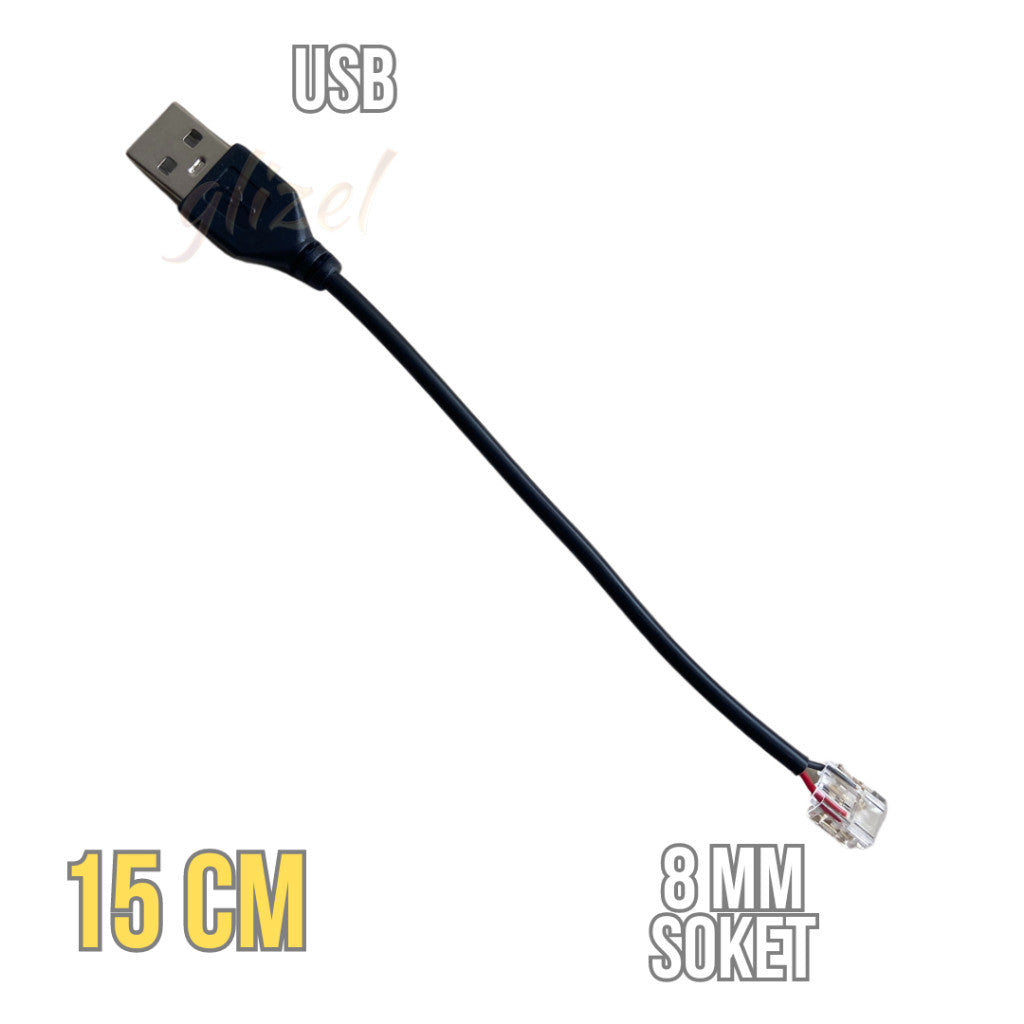 Kabel Usb Buntung Soket 8mm Dimmer Led Strip Switch On Off Tombol Saklar 5V