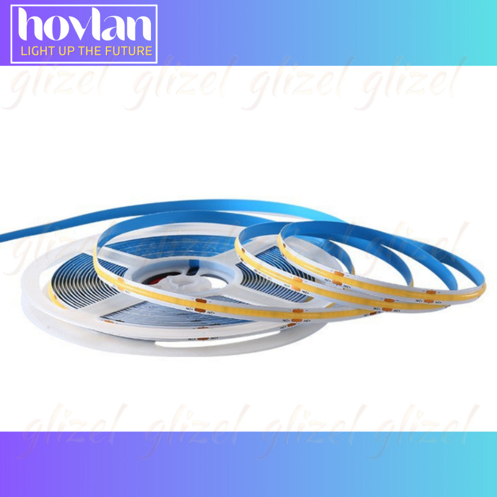 Lampu Strip LED COB 12V Hovlan HVC1212 5 meter Selang Pita Fleksibel