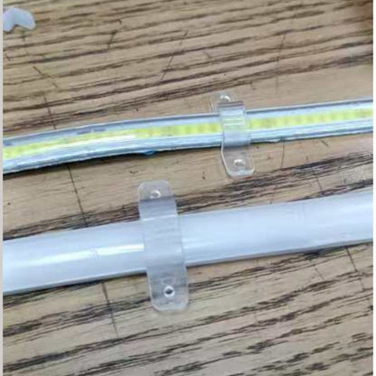 Klem Lampu Selang COB Led Strip 220v Waterproof Taman Silikon