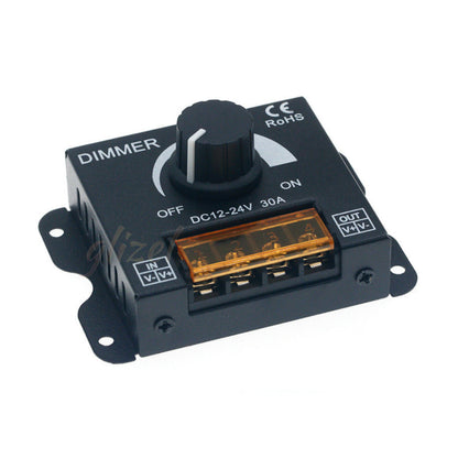 Dimmer Led Strip DC 12v 24V Pengatur Gelap Terang Redup 8A 30A Kecerahan