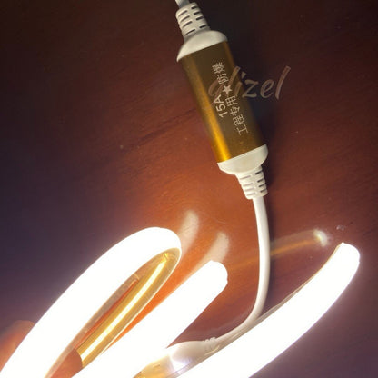 Soket Konektor Adaptor Lampu Selang Cob Transparan 220v Hovlan HVXKC-MDC HVXKC-TDC HVXKC-TACDC Kabel Colokan Sambungan L