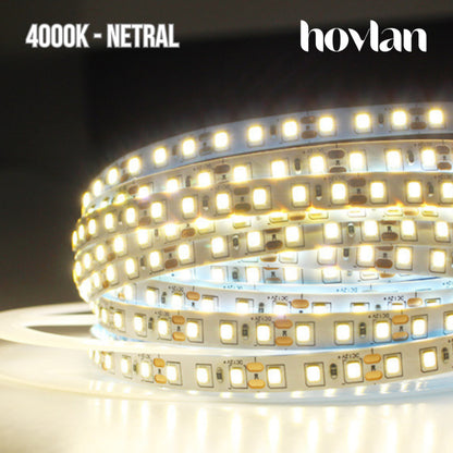 Led Strip 2835 Hovlan HVS1212 120 Mata Rapat SMD 12v Flexible Lampu 10 Meter Pita