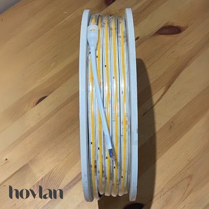 Led Strip Cob 220V AC HVXC2210A Selang Dotless Transparant Lampu Anti Air Waterproof Outdoor Tanpa Trafo