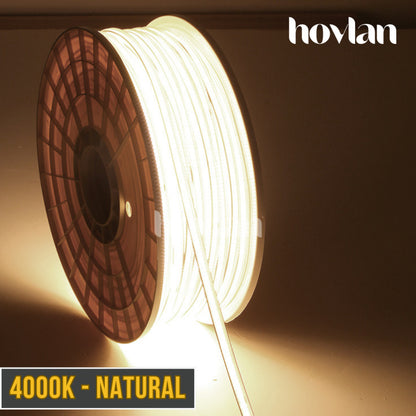 Led Strip Cob 220V AC HVXC2210A Selang Dotless Transparant Lampu Anti Air Waterproof Outdoor Tanpa Trafo