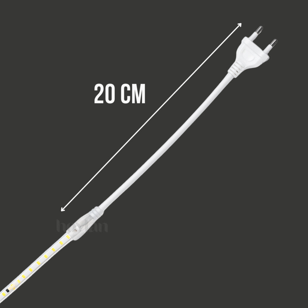 Soket Lampu Selang 2835 AC 220V Colokan Kabel Led Strip IP65
