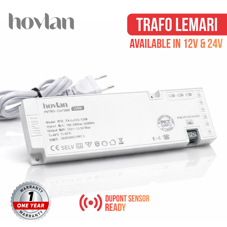 Trafo Lemari Hovlan 12v 24v Driver Sensor Pintu Adaptor Drawer Cabinet Dupont 2 pin 3 pin