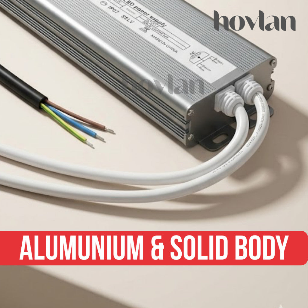 Trafo 24v Hovlan Outdoor Anti Air Waterproof IP67 Adaptor