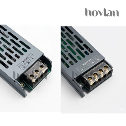 Trafo Led Strip Hovlan DC 12v / 24v HVT12 HVT24 PSU Power Supply Adaptor Mini Slim Cctv Kamera
