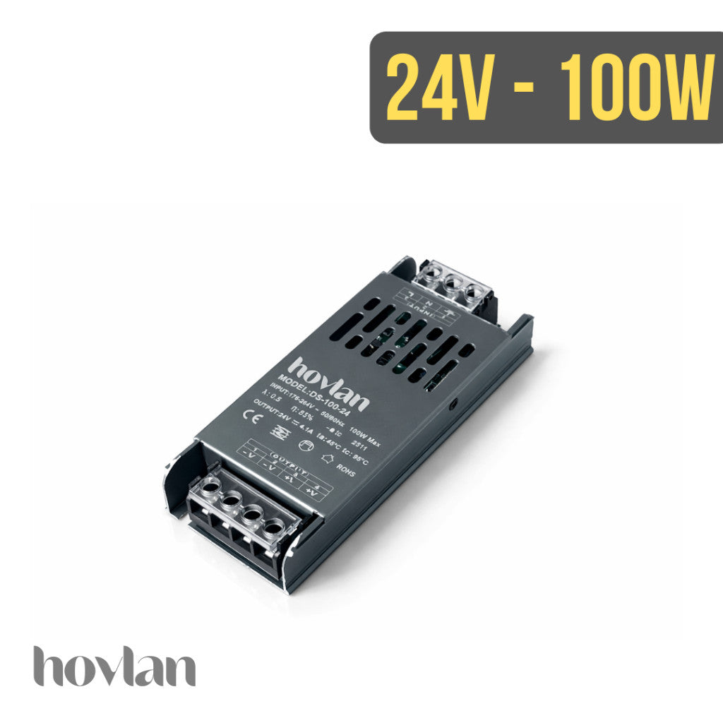 Trafo Led Strip Hovlan DC 12v / 24v HVT12 HVT24 PSU Power Supply Adaptor Mini Slim Cctv Kamera