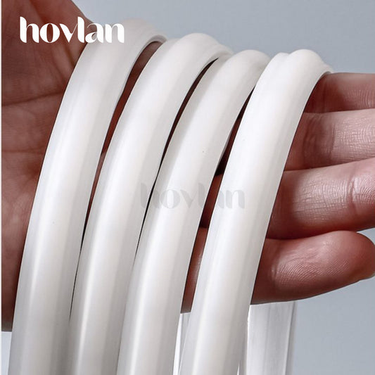 Lampu Selang Neon Flex Susu Cob Hovlan HVXC2210M Led Strip 220v Dotless Anti Air IP65 Taman Kolam Outdoor