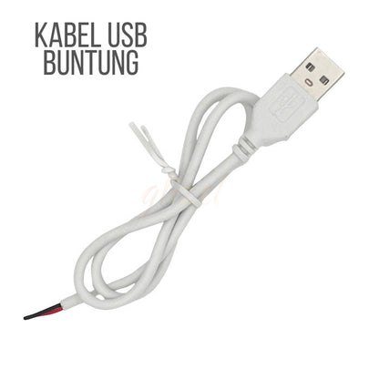 Kabel Usb Buntung Soket 8mm Dimmer Led Strip Switch On Off Tombol Saklar 5V