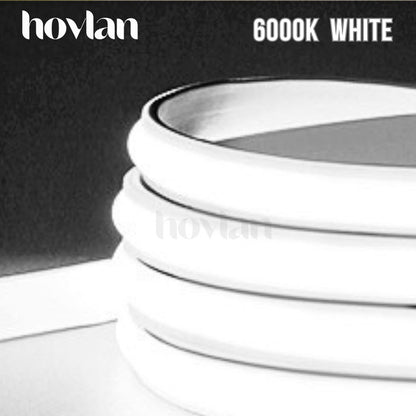 Lampu Selang Neon Flex Susu Cob Hovlan HVXC2210M Led Strip 220v Dotless Anti Air IP65 Taman Kolam Outdoor