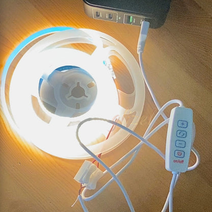 Kabel Usb Buntung Soket 8mm Dimmer Led Strip Switch On Off Tombol Saklar 5V