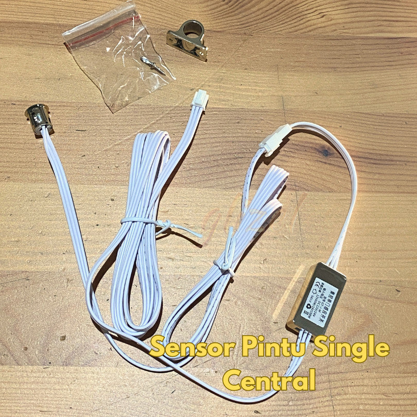 Sensor Soket Led Strip 8mm Cob Lemari Dupont Gerak Sentuh Pintu Dimmer