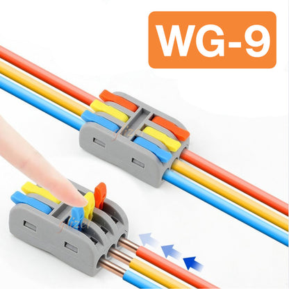 Sambungan Konektor Kabel Listrik Terminal Block Tanpa Solder Tuas Lever Soket Jepit