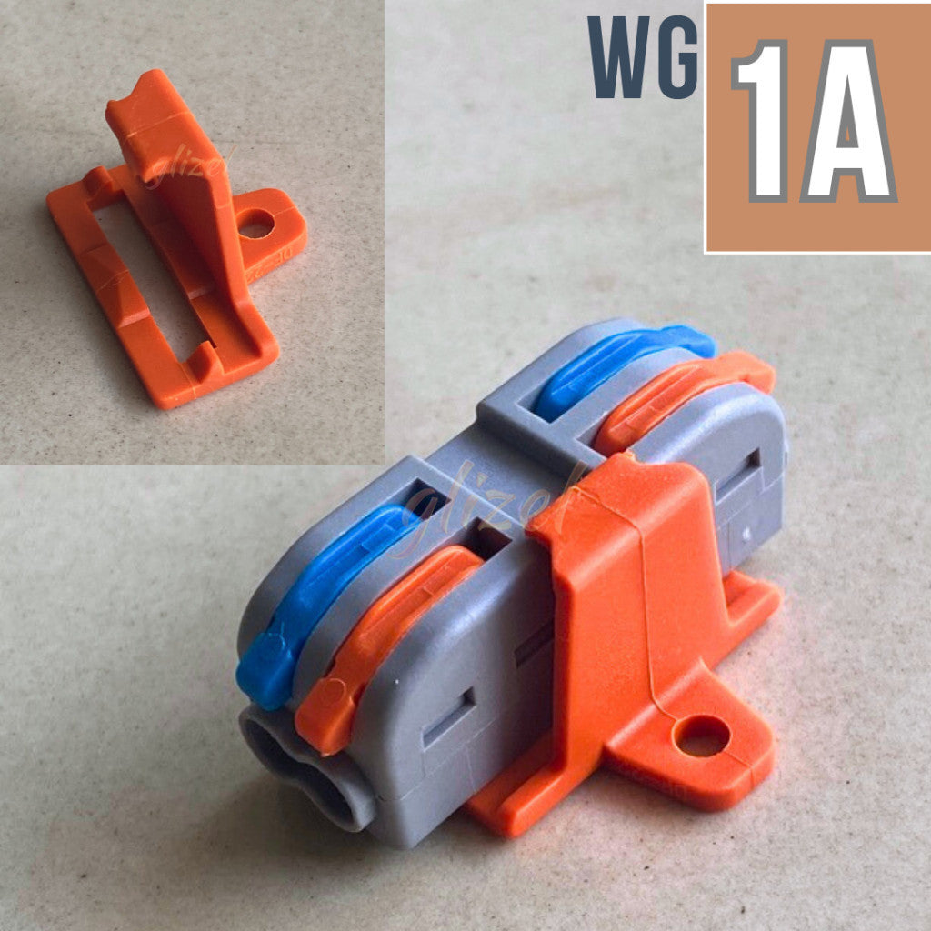 Sambungan Konektor Kabel Listrik Terminal Block Tanpa Solder Tuas Lever Soket Jepit