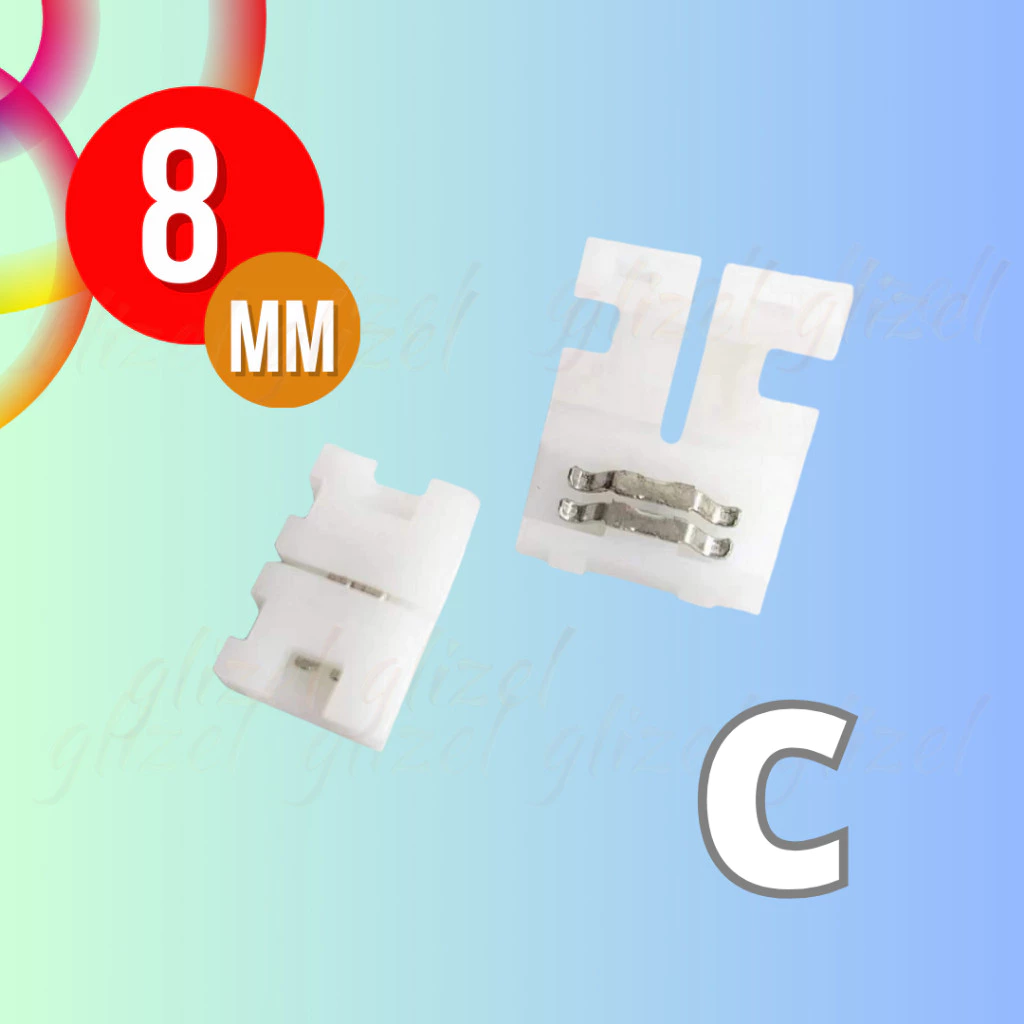 Konektor 2835 SMD 8 mm Soket Sambungan Lampu Led Strip - Gambar 4