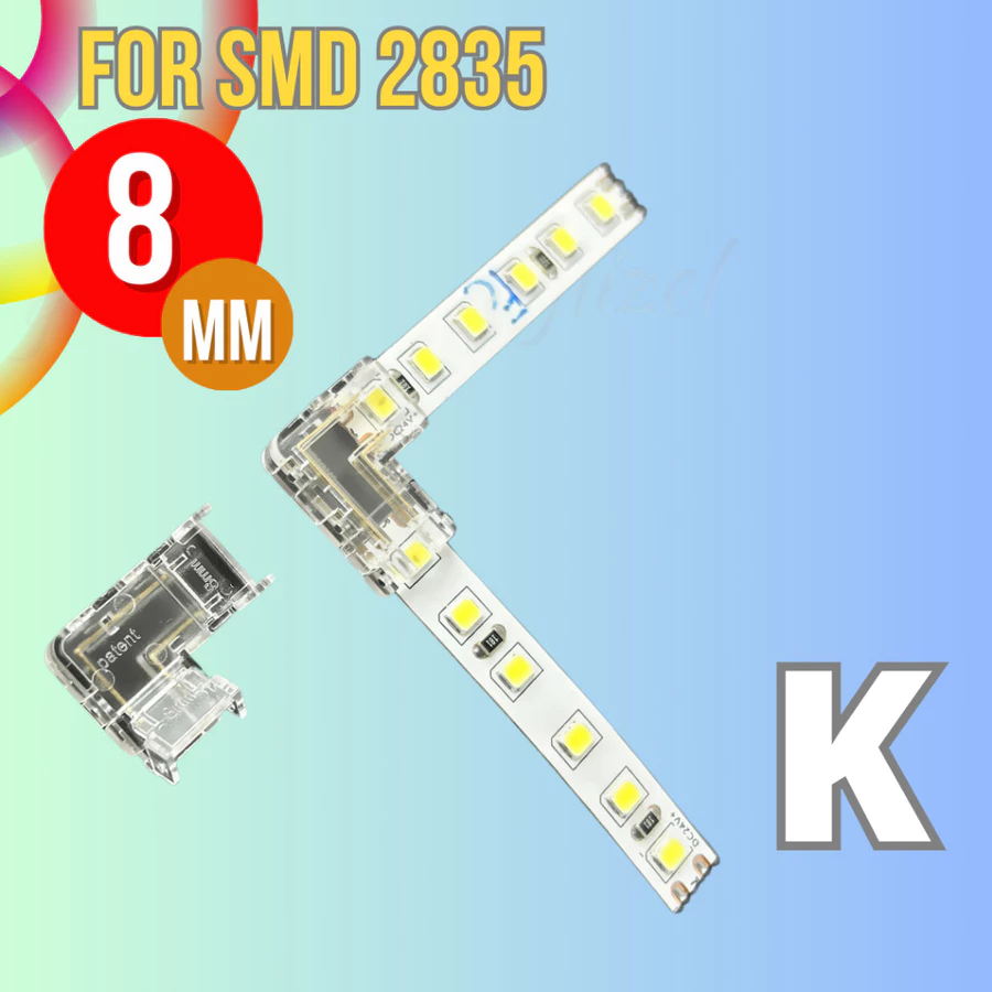 Konektor 2835 SMD 8 mm Soket Sambungan Lampu Led Strip - Gambar 12