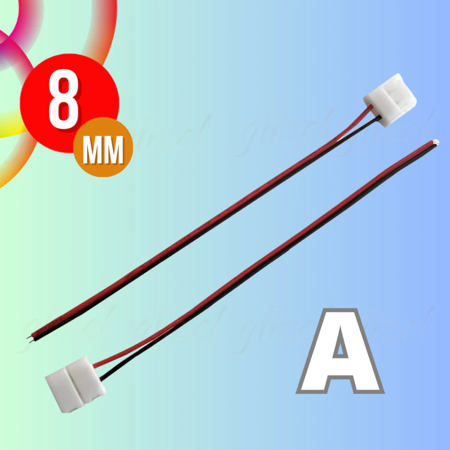 Konektor 2835 SMD 8 mm Soket Sambungan Lampu Led Strip - Gambar 2
