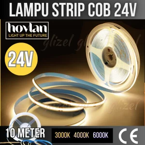 Lampu Strip Led Cob 24V 10 Meter Selang Pita Hias Flexible