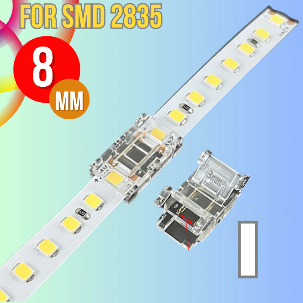 Konektor 2835 SMD 8 mm Soket Sambungan Lampu Led Strip - Gambar 10