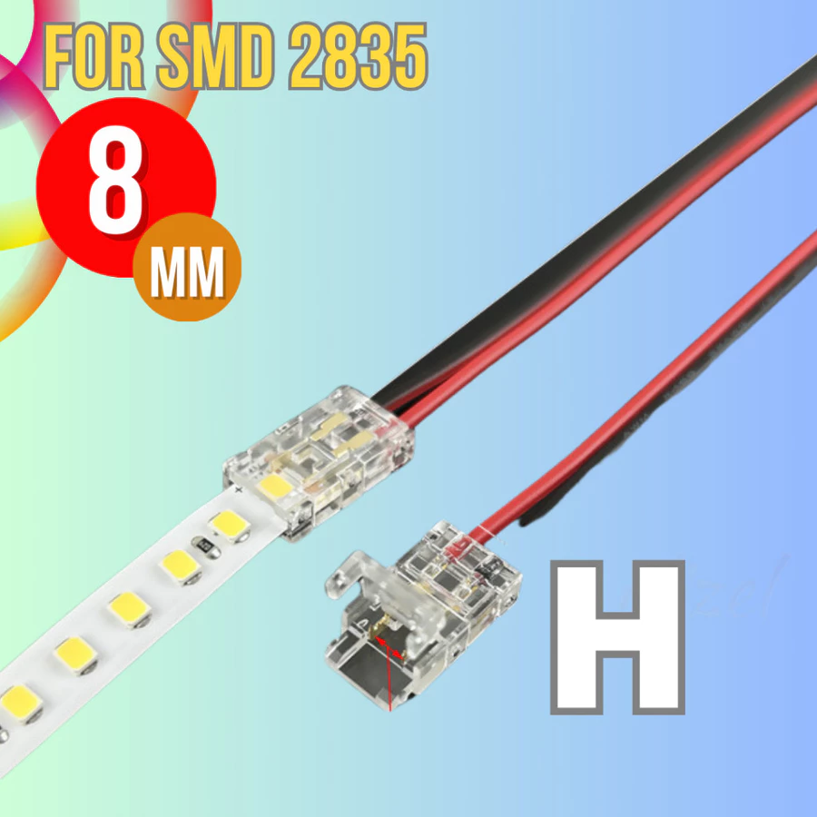Konektor 2835 SMD 8 mm Soket Sambungan Lampu Led Strip - Gambar 9